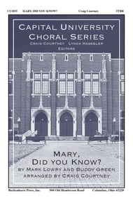 Mary, Did You Know? TTBB choral sheet music cover Thumbnail